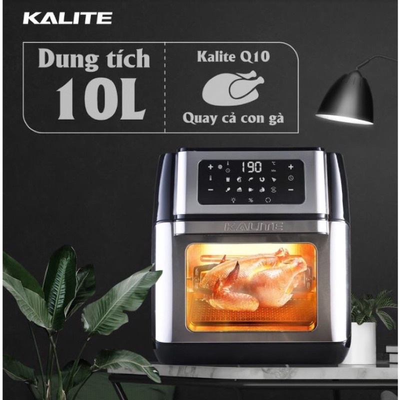 Nồi chiên không dầu-bếp chiên LORENTE/Kalite Q10-hàng CHÍNH HÃNG bảo hành 1 năm