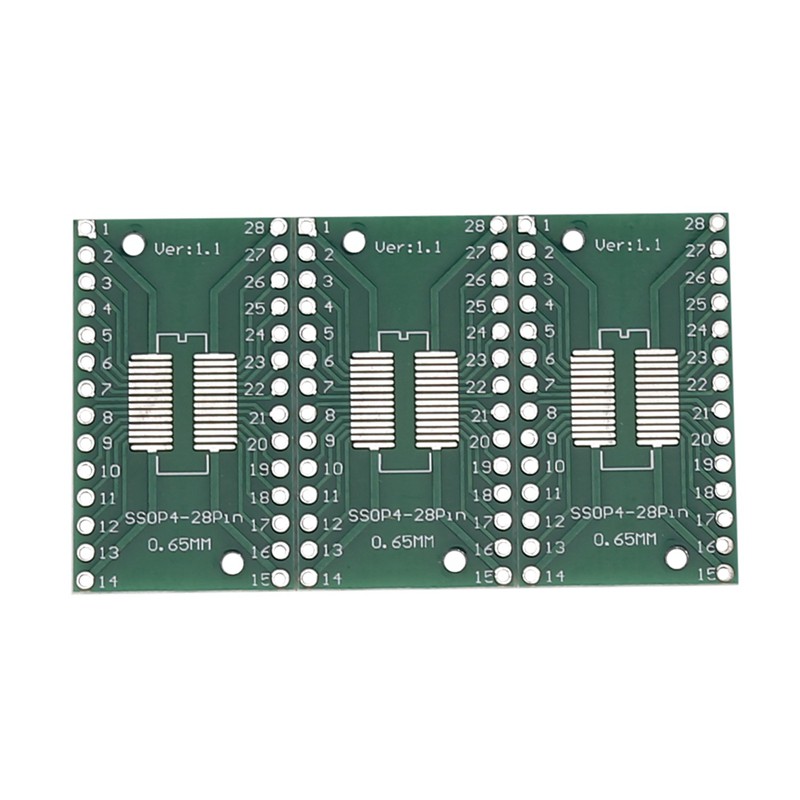 Bộ 35 Bảng Mạch Pcb Chuyển Đổi Từ Smd Sang Dip Sop Msp Ssop Tssop Sot23 8 10 14 16 20 24 28 Smt To Dip