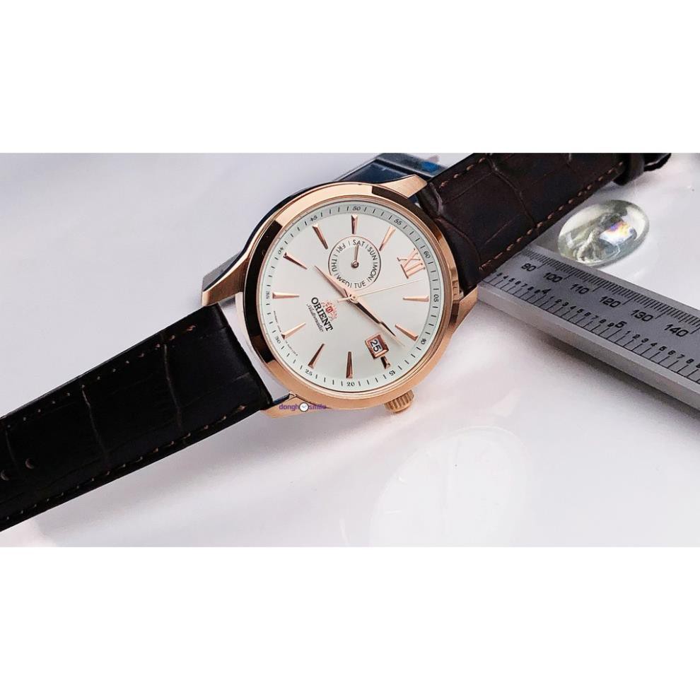 Đồng hồ nam Orient FAL00004W0 day date automatic dây da