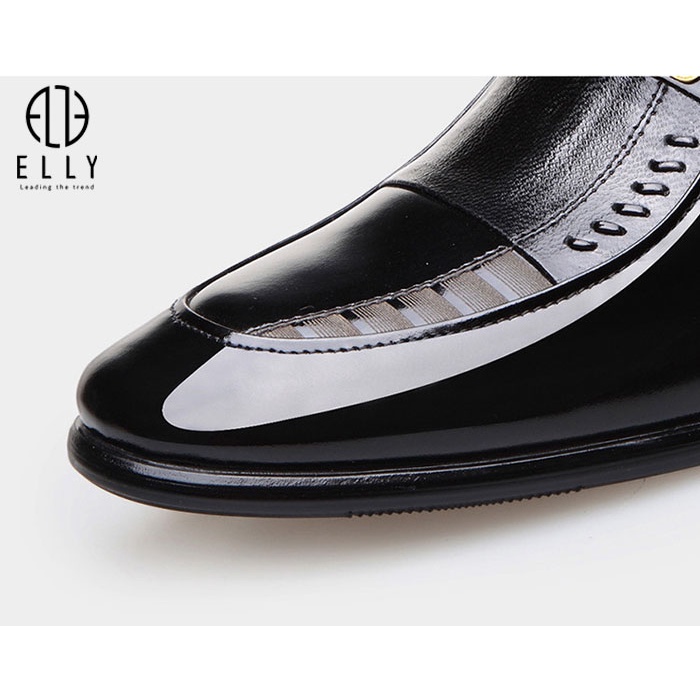 GIÀY NAM DA THẬT ELLY HOMME – EGTM3