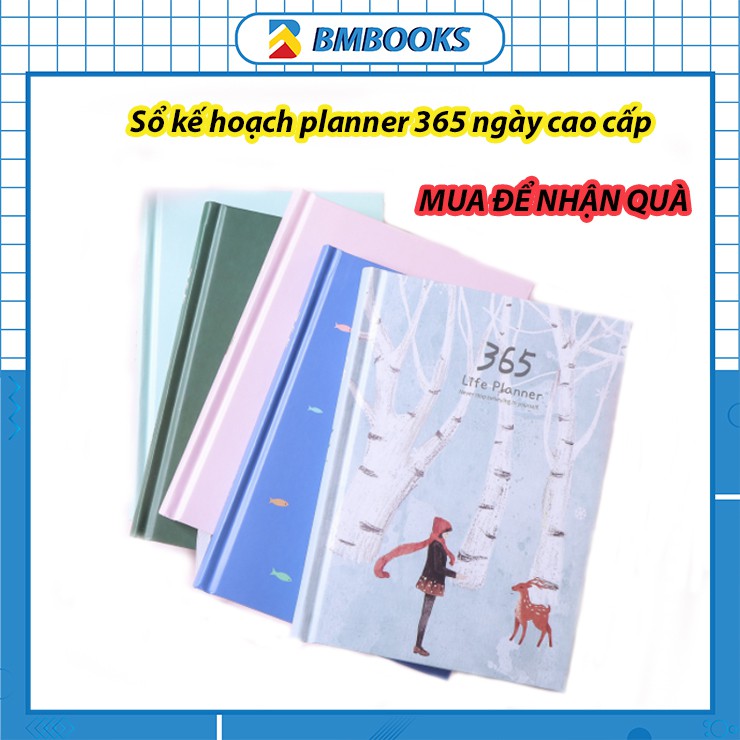 Sổ tay kế hoạch dày dặn, giấy đẹp - Sổ tay planner 365 ngày sử dụng tiện lợi, mẫu mã đa dạng, có thể làm quà tặng