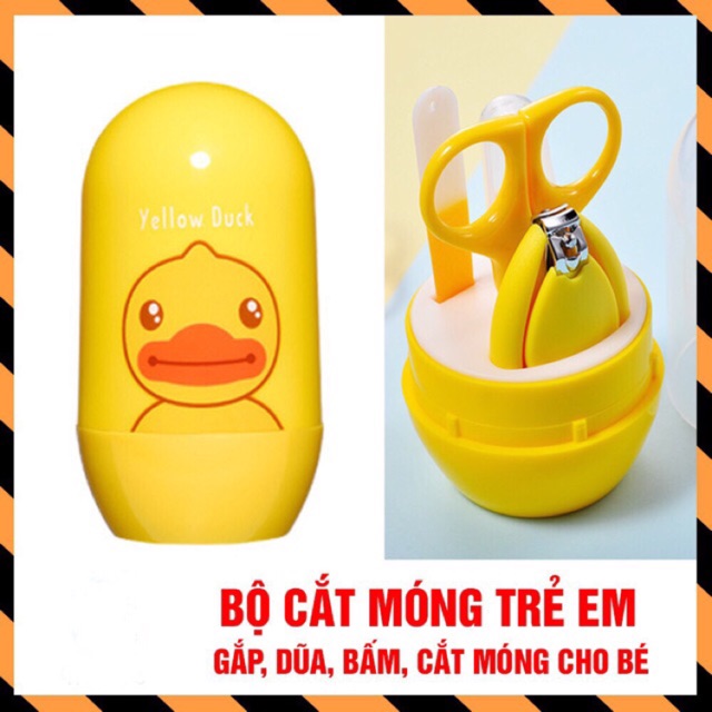 BỘ DỤNG CỤ CHĂM SÓC MÓNG CHO BÉ - Bấm móng, giũa, kẹp gắp, bấm lông mi