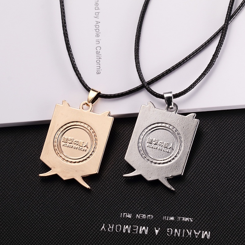 Móc khóa/Dây chuyền hình biểu tượng levi mikasa ackerman trong attack on titan