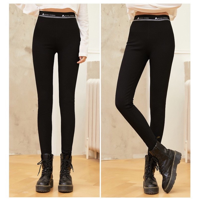 quần skinny đen big size thun trơn lưng chữ size lớn 65-95kg