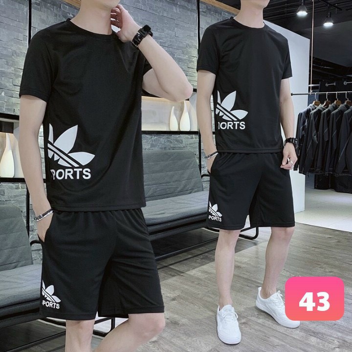 8 mẫu Đồ bộ thể thao thun cotton co giãn 4 chiều thoáng mát thấm hút mồ hôi tập gym hay chạy bộ cực kỳ đẹp.