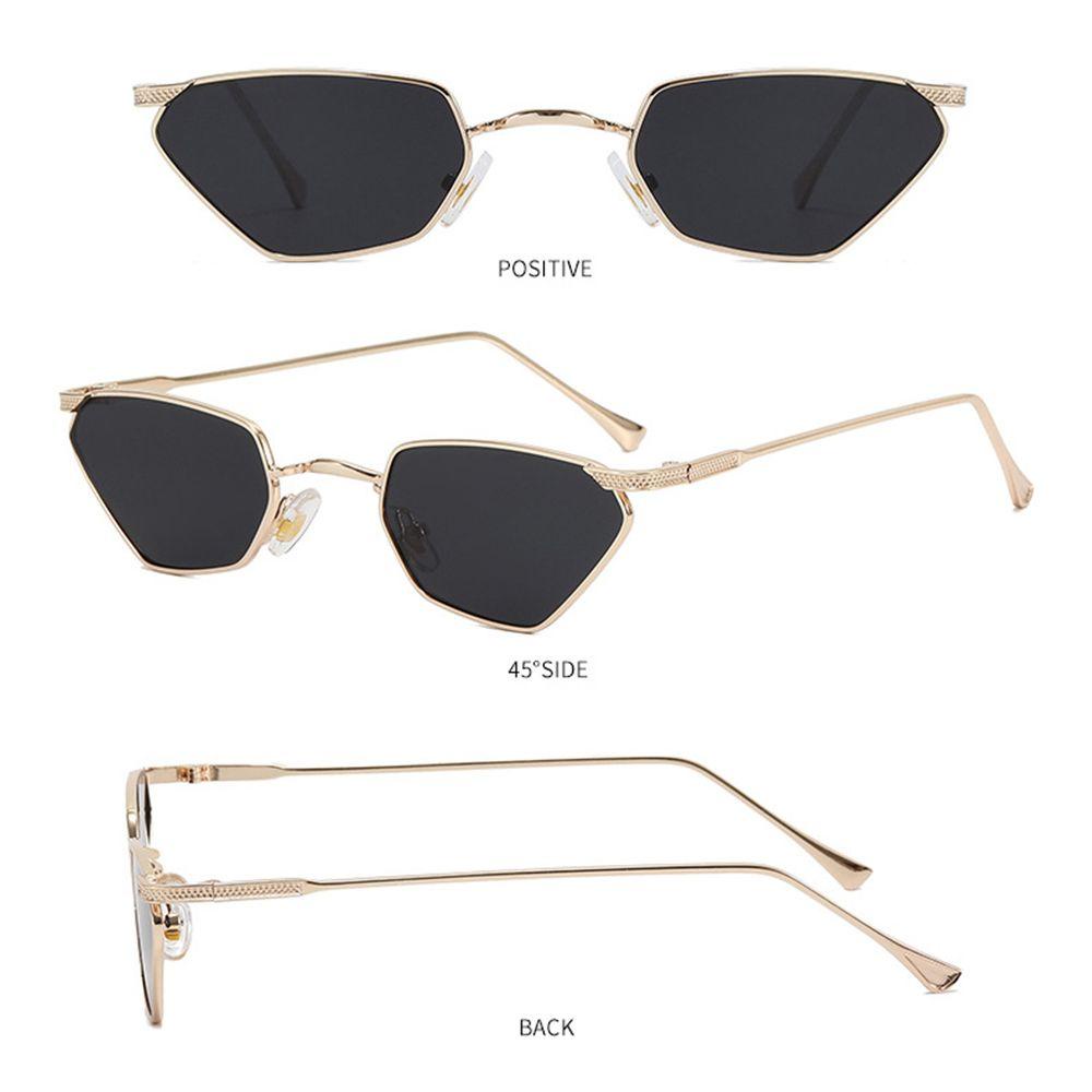 Kính Mát Mắt Mèo Gọng Kim Loại Chống Tia UV400