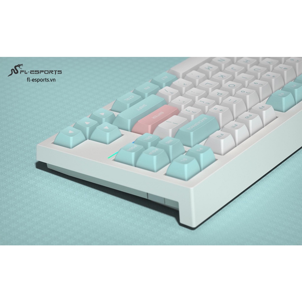 Bàn phím cơ FL-Esports FL750 Marshmallow 3 Mode  / Gasket Mount - Hàng chính hãng