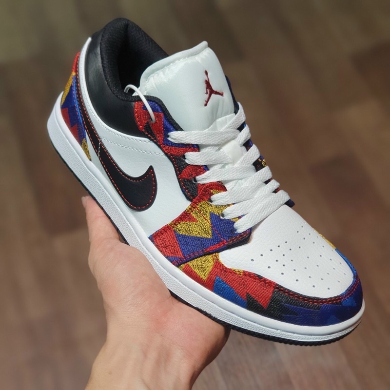 [Hot trend 2021] Jordan low 1 jd thổ cẩm thấp cổ nam nữ BONGSNEAKERA01 Ảnh thật +Freeship | BigBuy360 - bigbuy360.vn