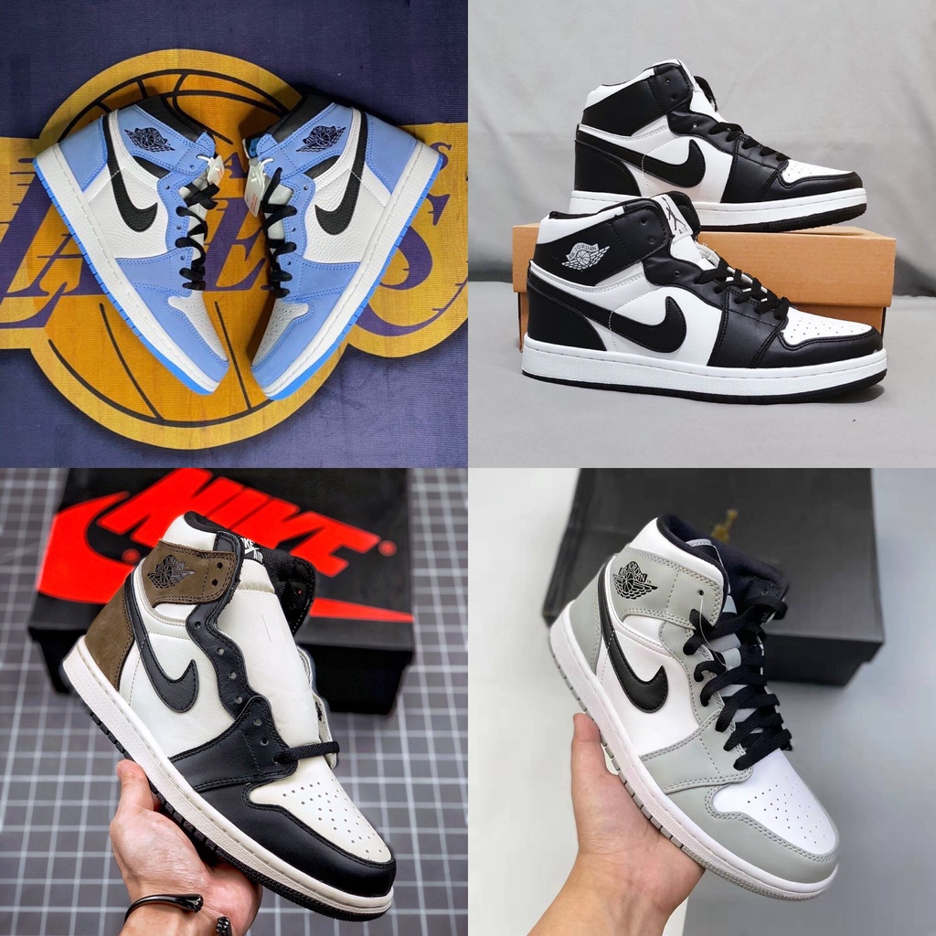 Giày thể thao JORDAN 1 CỔ CAO các màu Hot trend nam nữ, Giày sneaker JD1 các màu dùng đi học,tập gym,chạy bộ