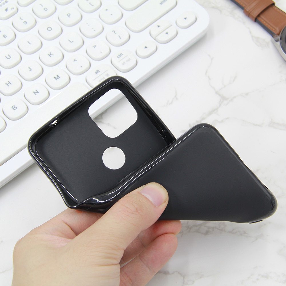 [Loại Tốt-Ảnh Thật] Ốp lưng Google Pixel 5 Dẻo Đen Nhám Mịn