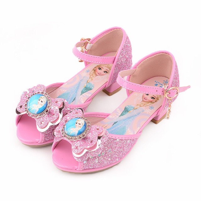 Xăng đan bé gái ( sandal elsa cao gót bé gái) SALE SALE 255k