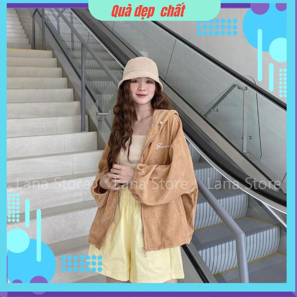 [Form Bao Đẹp] Áo Khoác Nhung Nữ Oversize Form Rộng Siêu Đẹp   ..AF