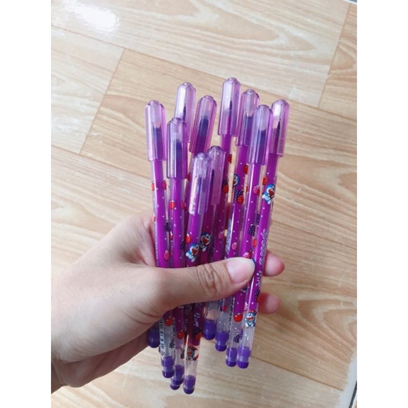 1 hộp bút Frotu doremon tím 12 cây