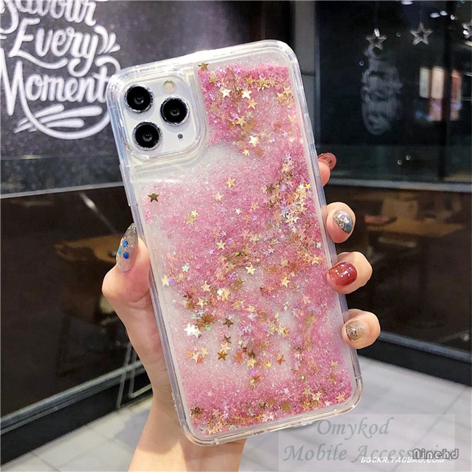 Casing Huawei P40 P30 P20 Lite Pro Mate 30 20 Pro Mate 10 9 Ốp điện thoại mềm kiểu chất lỏng lấp lánh cho