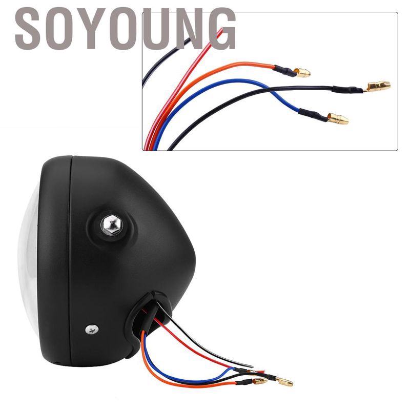 Đèn Pha Led 16cm / 6.5 &quot;Cho Xe Mô Tô Cafe Racer Bobber