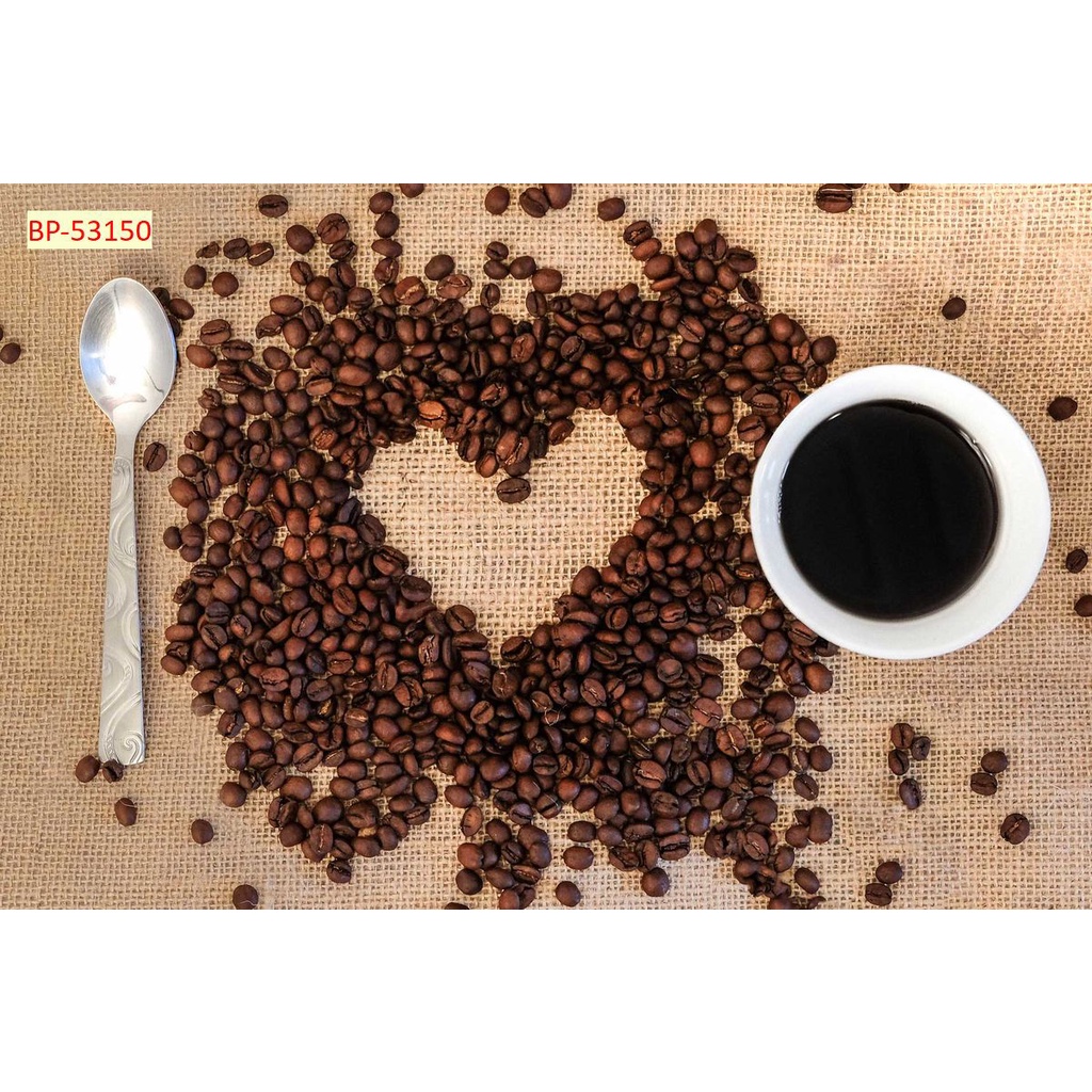 Tranh dán tường quán ăn Quán Cafe, Trà Sữa, Trang Trí Cửa Hàng