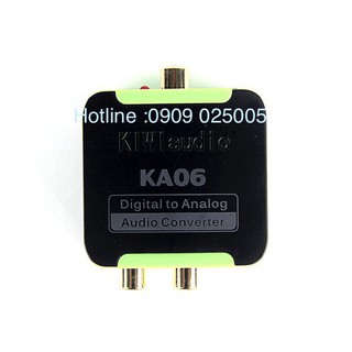 BỘ CHUYỂN ĐỔI ÂM THANH DIGITAL SANG ANALOG KA-06 CAO CẤP