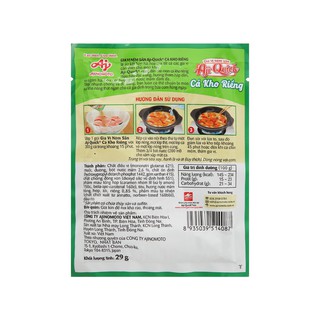 Gia Vị Nêm Sẵn Aji-Quick Cá Kho Riềng 29g