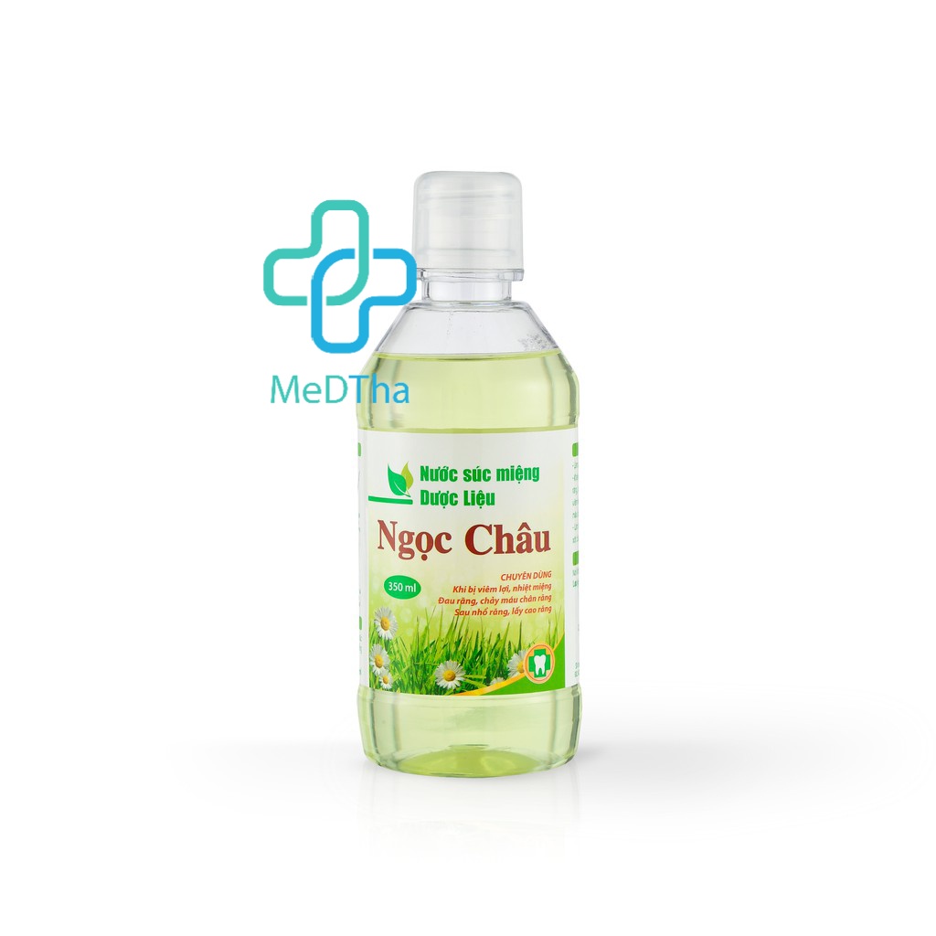 Nước Súc Miệng Dược Liệu Ngọc Châu 350ml - Làm sạch miệng, khử mùi hôi, bảo vệ răng miệng Dược Hoa Linh [Chính hãng]