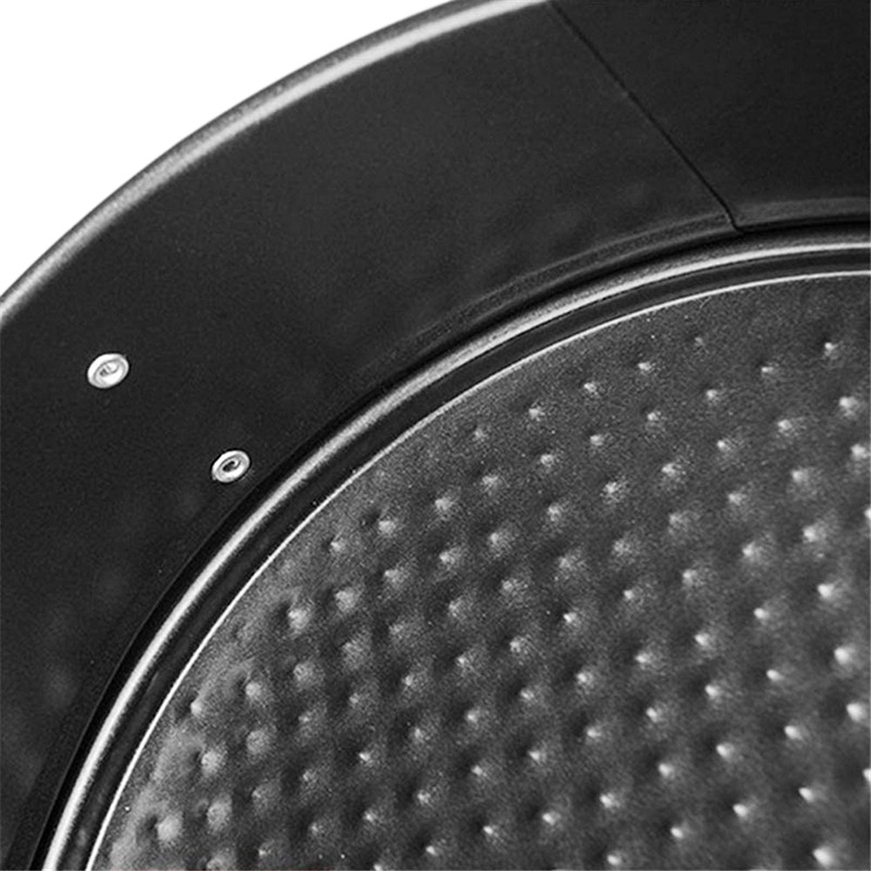 Khuôn Nướng Bánh Hình Tròn Bằng Carbon Chống Dính Có Thể Tháo Rời Tiện Dụng 24cm