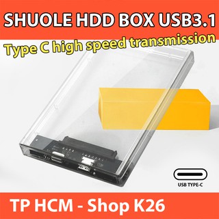 Hộp Ổ Cứng Type C  2.5 Inch SATA SHUOLE