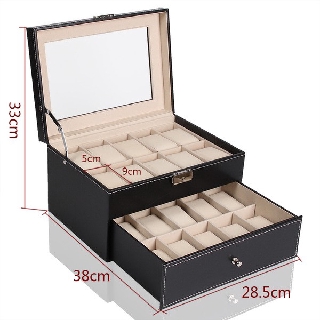 [SIÊU RẺ] Hộp Đựng Đồng Hồ 20 Chiếc
