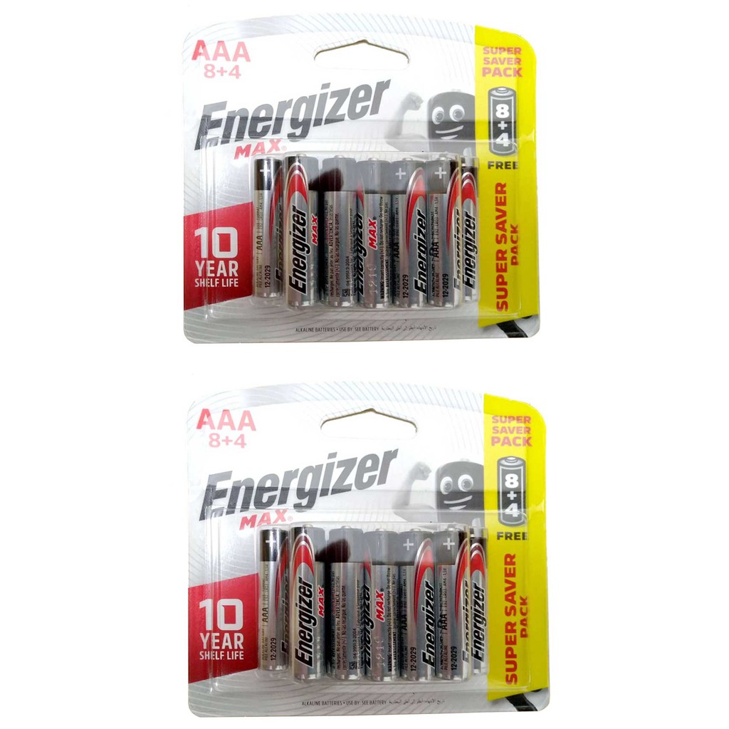 Pin Energizer AAA 8+4