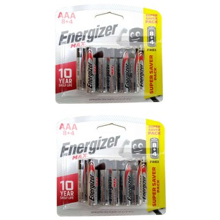 5 vỉ Pin AAA 1.5v Alkaline Energizer E92-BP12 (Loại vỉ 12viên)