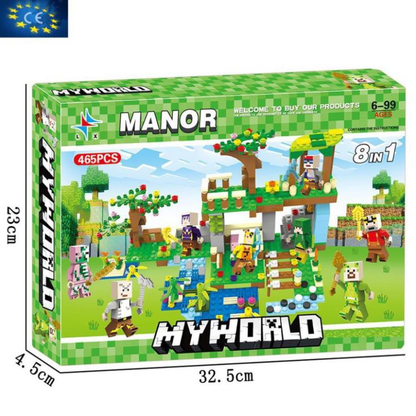 Lego Ghép Hình GAME MYWORLD MINI WORLD (465 Miếng Ghép) SP669