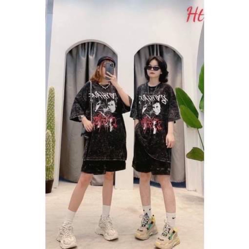 Bộ loang mặt người đỏ quần có dây H2