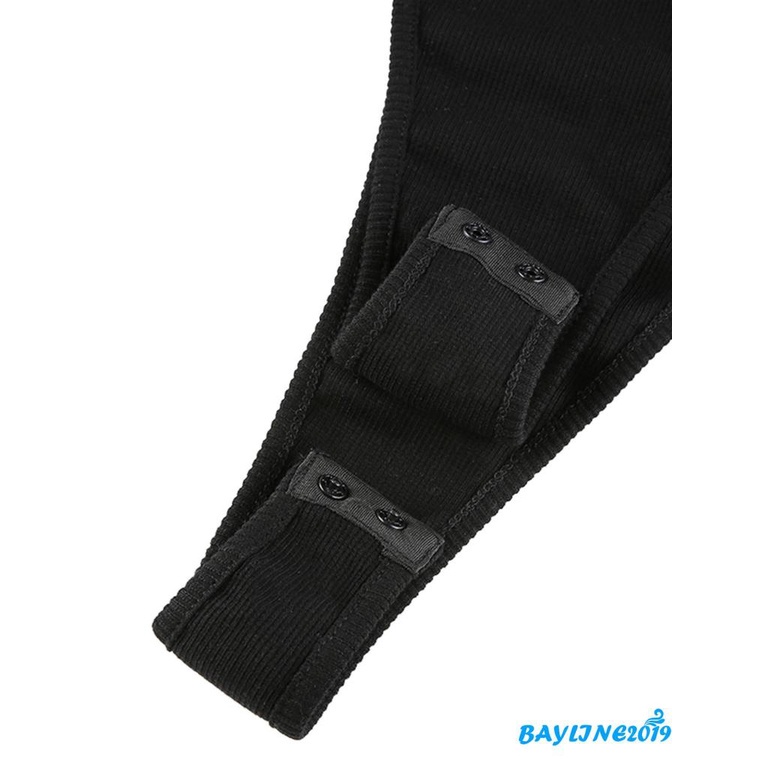 Bộ áo liền quần cổ chữ U không tay màu sắc đơn giản thời trang mùa hè dành cho nữ