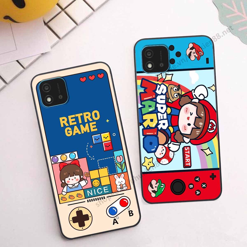 Ốp lưng Oppo Realme C20 / Realme C21Y hình phi hành gia, roro jump, điện tử dễ thương - Giá rẻ tốt nhất