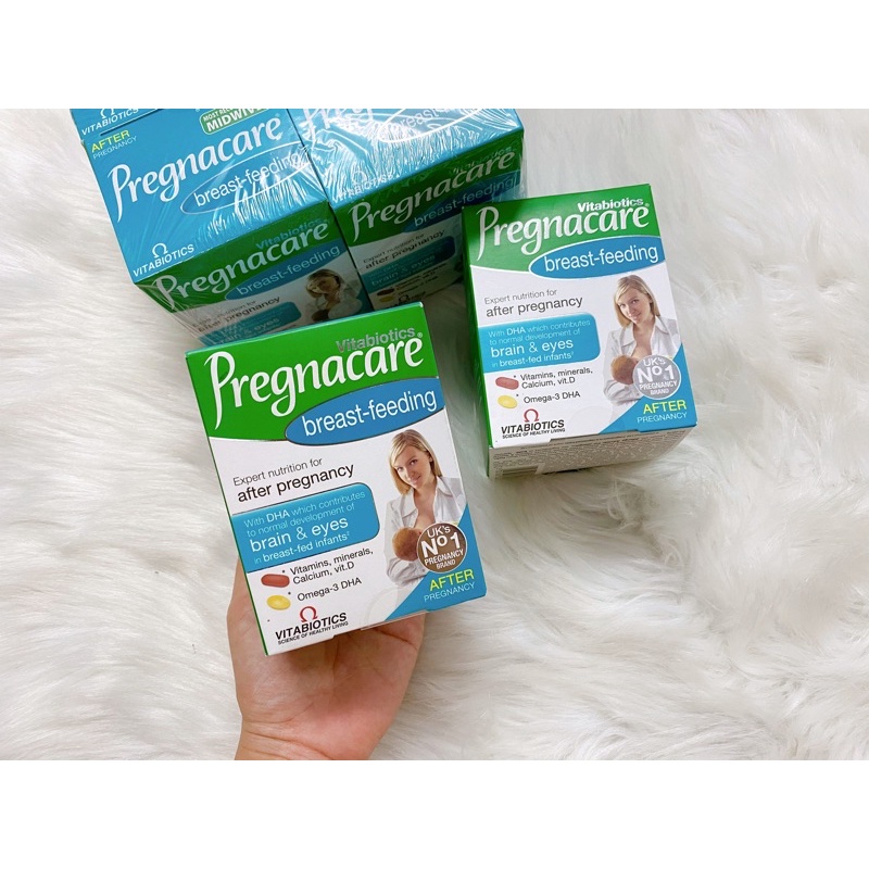 [Hàng Anh-UK] Vitabiotics Pregnacare Breastfeeding – Viên Uống Lợi Sữa Bổ Sung Vitamin Tổng Hợp Sau Sinh.