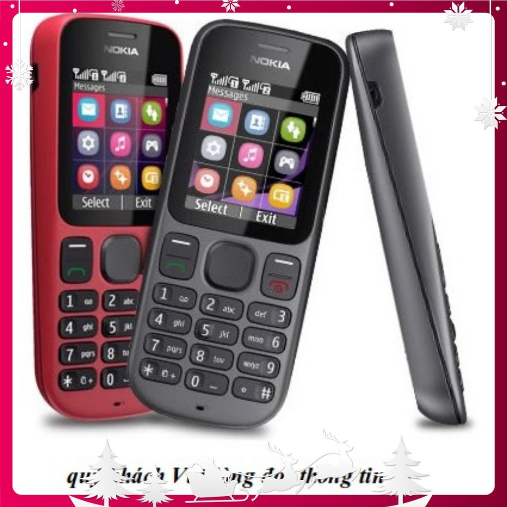 (Có Pin, Sạc) Điện Thoại Nokia 101- 2 Sim Nghe Nhạc Bảo Hành 12 Tháng