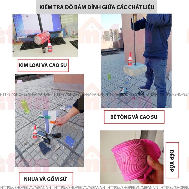 Keo Dán Siêu Dính Đa Năng Mọi Chất Liệu Cực Mạnh - Dán Gỗ Thuỷ Tinh Kim Loại Sắt Gốm Sứ Nhựa Vải - HÀNG LOẠI 1