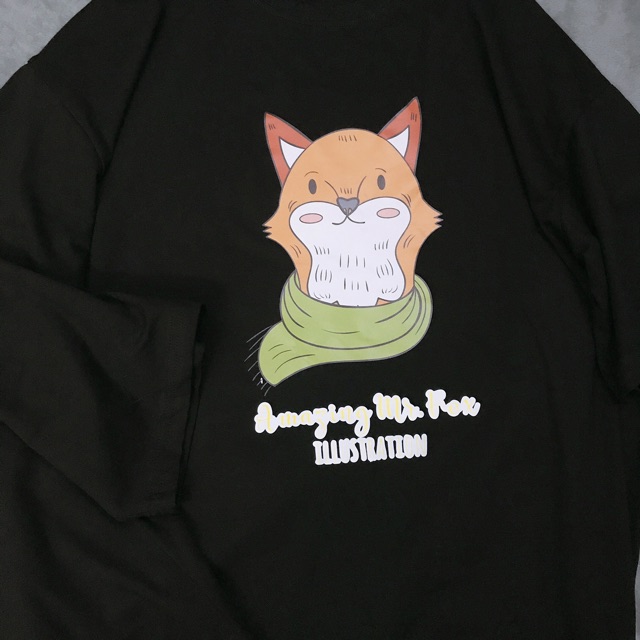 [ẢNH &amp; VIDEO THẬT] Áo thun tay lỡ unisex fom rộng freesize nam nữ fox. .