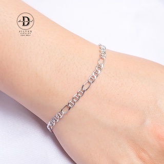 Vòng tay bạc 925 dạng xích - lắc tay dây xích hình mã dna cá tính cho nam & nữ ddreamer 885vtt
