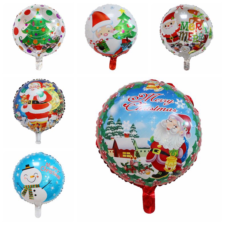 1 Bong Bóng 18 Inch Chủ Đề Giáng Sinh Trang Trí Tiệc