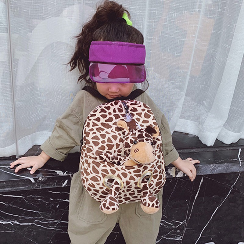 Balo đi học nhồi bông chống thất lạc hình hoạt hình Hàn Quốc đáng yêu cho trẻ em