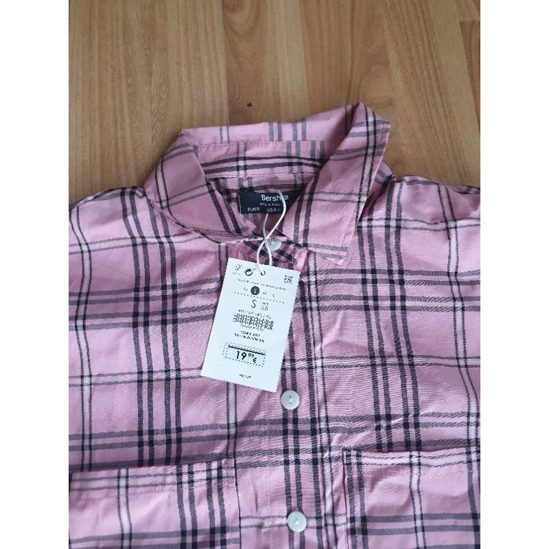 Áo sơ mi BSK Bershka size s hàng auth