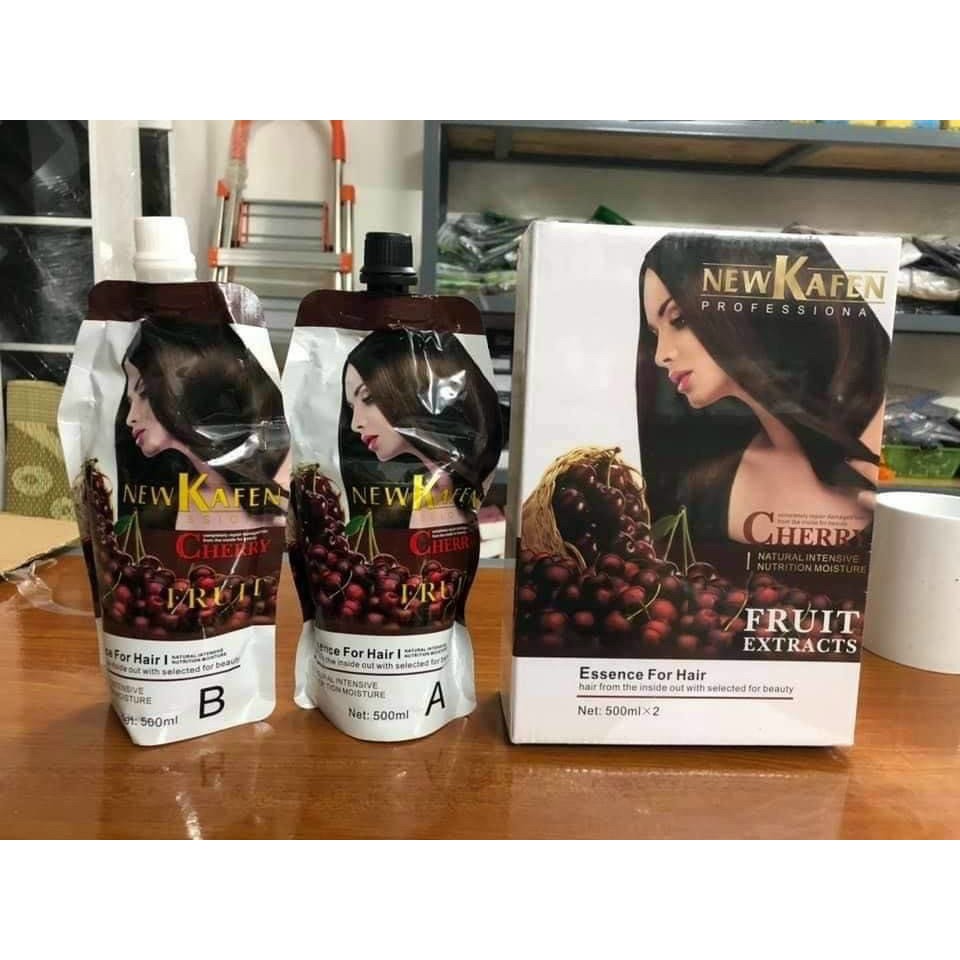 Nhuộm đen phủ bạc tóc cherry