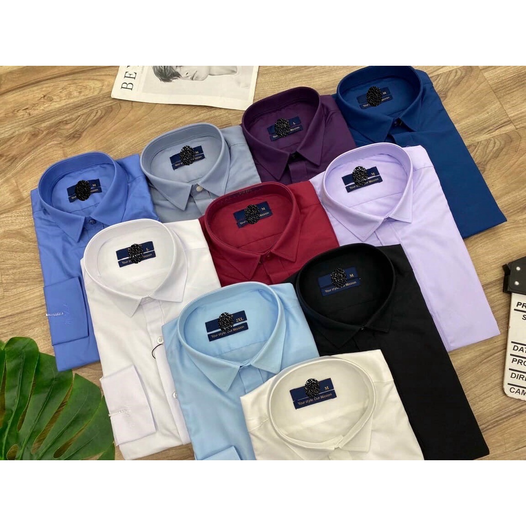 Áo Sơ Mi Nam Kiểu Dáng Body ,Trẻ Trung ,Năng Động (KIM ANH STORE 1003/2 Bình giã Vũng Tàu)
