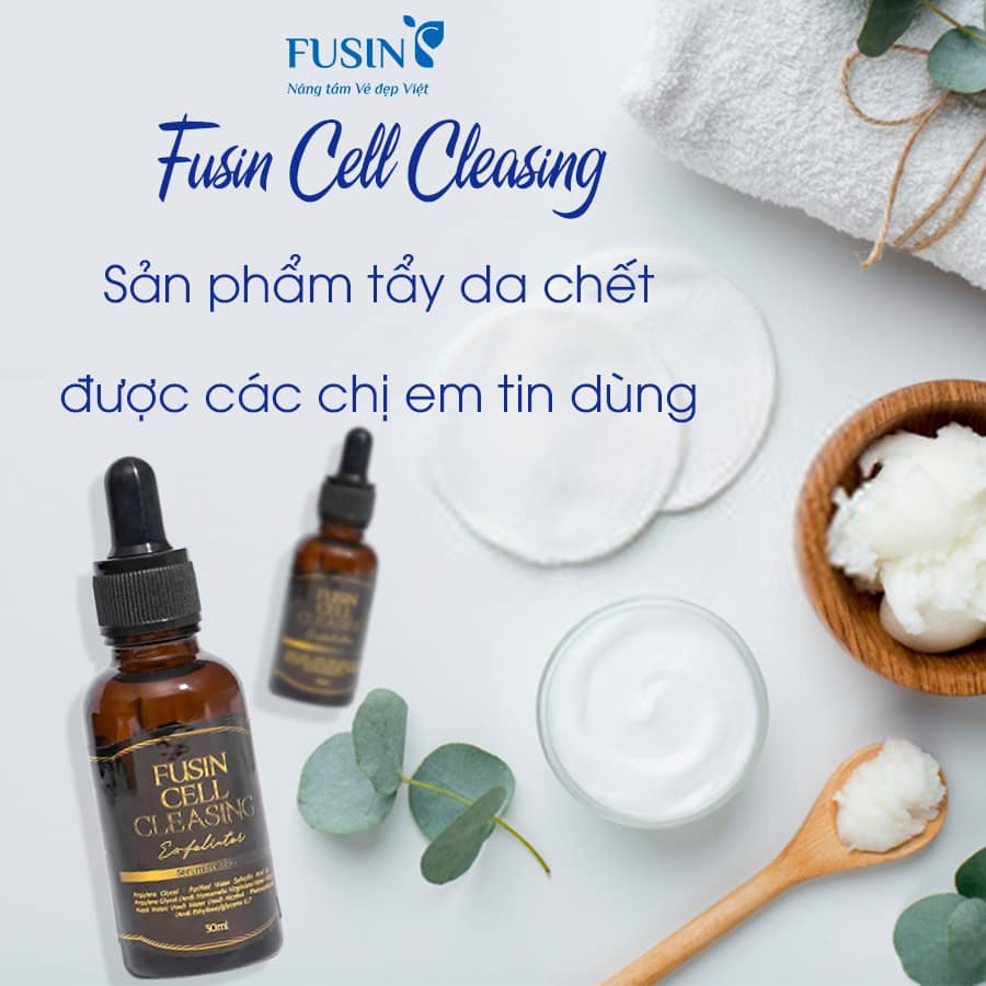 Tẩy da chết FUSIN CELL CLEASING  làm sạch da,thu nhỏ lỗ chân lông,ngăn ngừa mụn