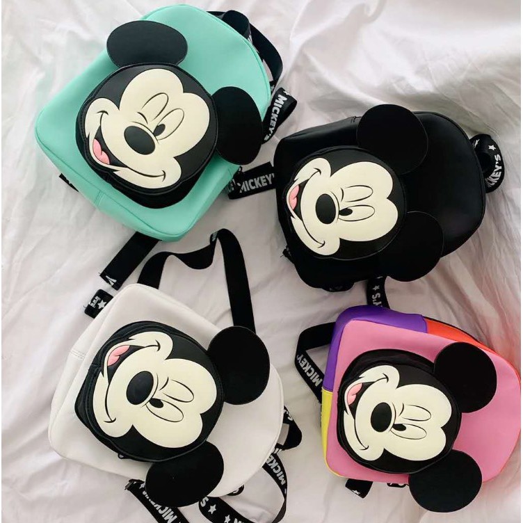 Balo mickey cho bé trai - gái mầm non hoạt hình , ba lô trẻ em mẫu giáo BL01