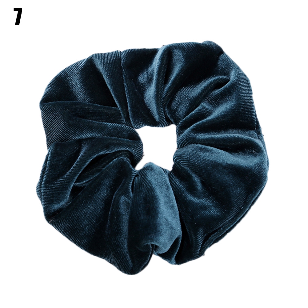 Velvet Elastic Hair Rope Scrunchie Ponytail Holder Rubber Band Hair Accessory