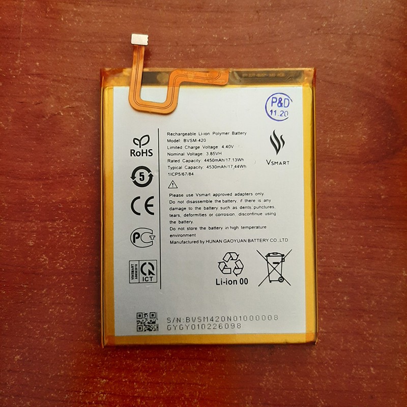 Pin điện thoại Vsmart Joy 2 Plus  V420 V420A BVSM-420