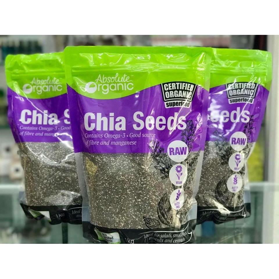 Chia Đen Absolute Organic Hữu Cơ Nhập Khẩu Úc 1kg