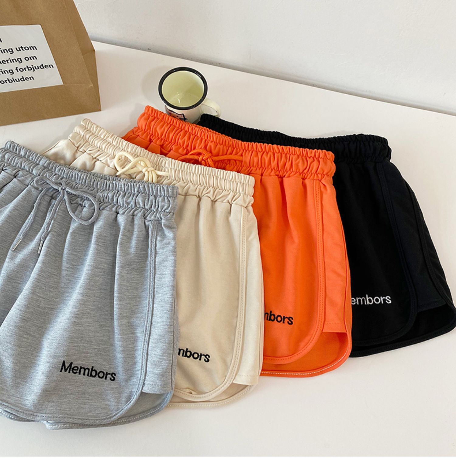 Quần Short nữ thể thao thun da cá năng động MEM BORS Freesize dưới 55kg Molly Fashion | BigBuy360 - bigbuy360.vn