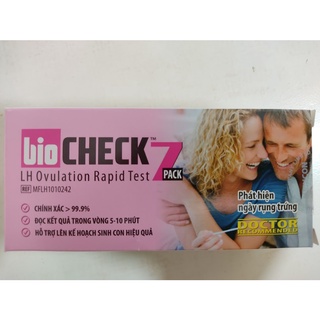 Que thử rụng trứng Bioncheck Test hộp 7 que