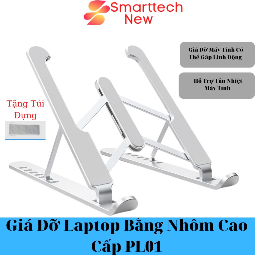 Giá Đỡ Laptop, Macbook, Ipad Bằng Nhôm Có Thể Điều Chỉnh Được Độ Cao, Đế Tản Nhiệt Laptop Có Nhiều Loại Đẹp